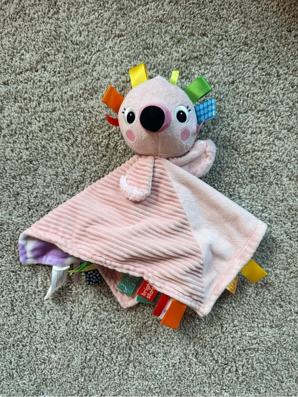 Jellycat Baby Lovey Security Blanket Lot Bunny Koala Flower Pink Green Plush